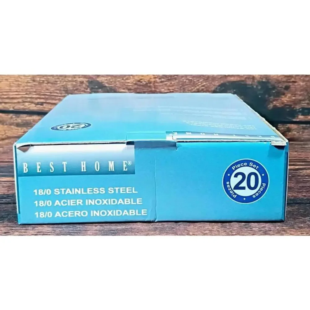 Best Home Bella 20-Piece Stainless Steel Flatware Set‎